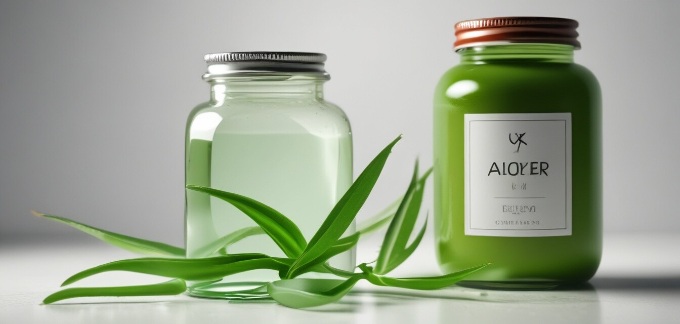 Aloe vera for sensitive skin
